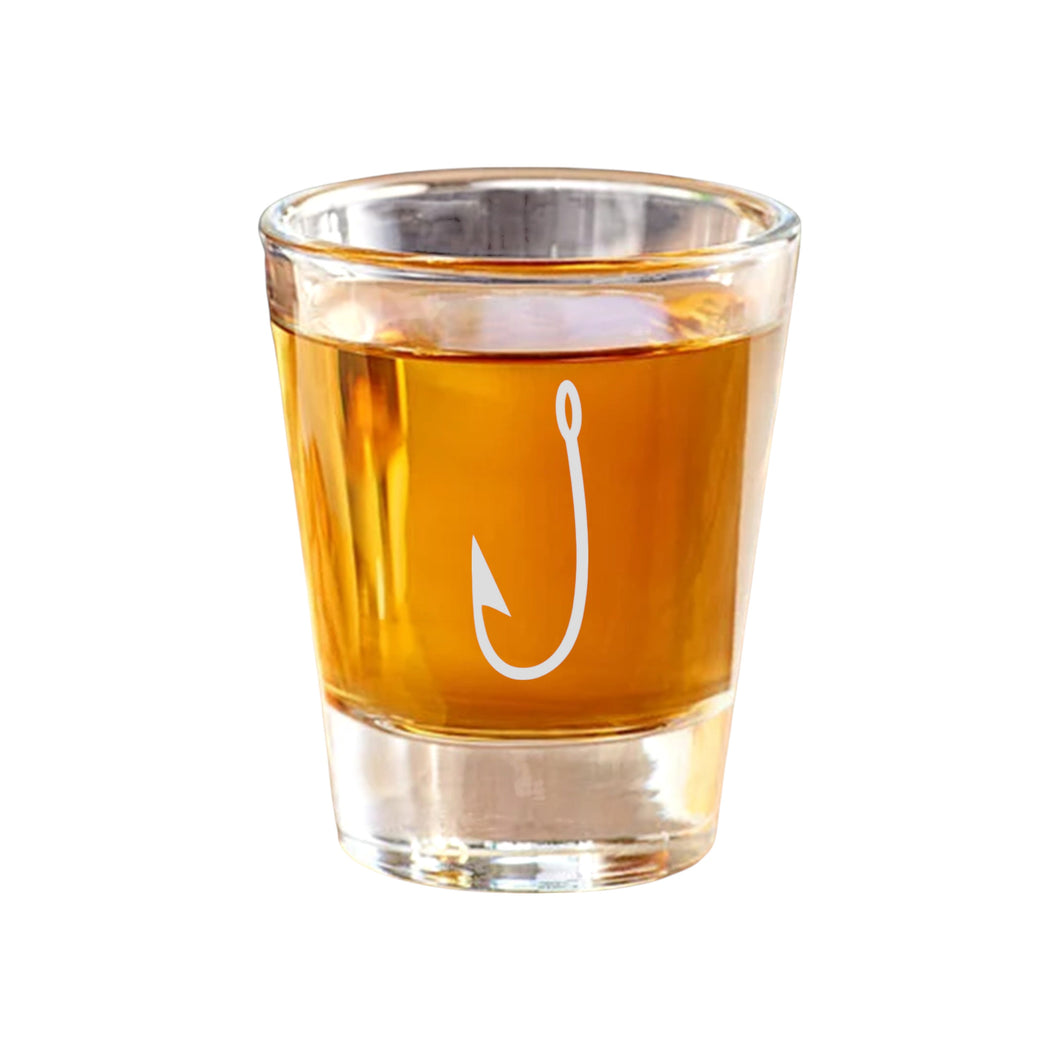 2oz Fish Hook Shot Glass