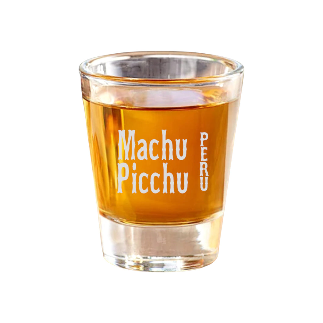2oz Machu Picchu Peru Shot Glass