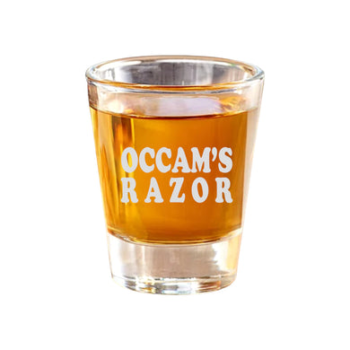 2oz Occams Razor Shot Glass