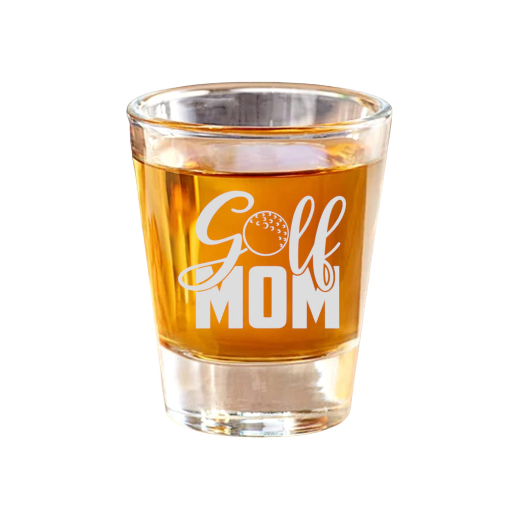 2oz Golf Mom Shot Glass