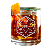Load image into Gallery viewer, Rocks Glass - D20 - Double Old Fashioned