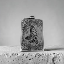 Load image into Gallery viewer, 8oz Flask - Sea Turtle Stainless Steel