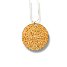 Load image into Gallery viewer, Necklace - Mayan Calendar - Snake and Cable Link chains