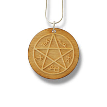 Load image into Gallery viewer, Necklace - Demon Trap - Snake and Cable Link chains