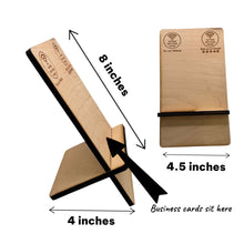 Load image into Gallery viewer, NFC Business Card holder - PERSONALIZED - Your Website and Google Reviews -  (PROGRAMMED)