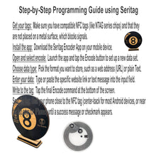 Load image into Gallery viewer, NFC Eight Ball Sign - Your Party and Events - Near Field Communication (NOT PROGRAMMED)
