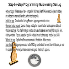 Load image into Gallery viewer, NFC Bowling pin Drink and Food Menu - Near Field Communication