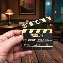 Load image into Gallery viewer, Ornament - CUSTOM - Worlds most awesome Stunt Woman