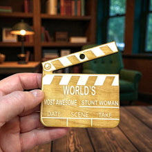 Load image into Gallery viewer, Ornament - CUSTOM - Worlds most awesome Stunt Woman