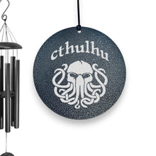 Load image into Gallery viewer, Wind Chime - Cthulhu - Black powder coated