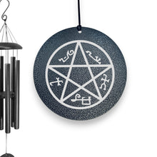 Load image into Gallery viewer, Wind Chime - Demon Trap - Black powder coated