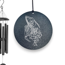 Load image into Gallery viewer, Wind Chime - Dealer of Death Grim Reaper - Black powder coated