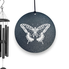 Load image into Gallery viewer, Wind Chime - Butterfly - Black powder coated