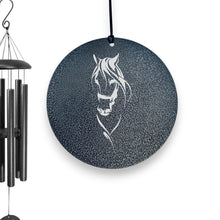 Load image into Gallery viewer, Wind Chime - My Horse - Black powder coated