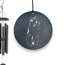 Load image into Gallery viewer, Wind Chime - Kitten - Black powder coated