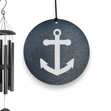 Load image into Gallery viewer, Wind Chime - Anchor - Black powder coated