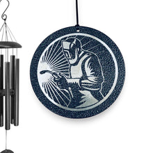 Load image into Gallery viewer, Wind Chime - Welder - Black powder coated