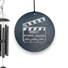 Load image into Gallery viewer, Wind Chime - Worlds most awesome film editor - Black powder coated