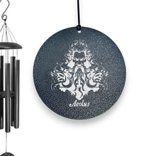 Load image into Gallery viewer, Wind Chime - Aeolus God of Wind - Black powder coated