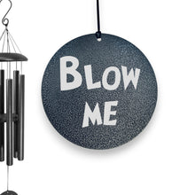 Load image into Gallery viewer, Wind Chime - Blow Me - Black powder coated