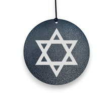 Load image into Gallery viewer, Wind Chime - Star of David - Black powder coated