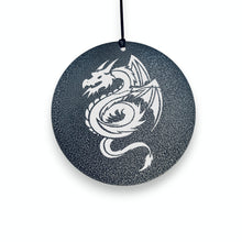 Load image into Gallery viewer, Wind Chime - Flying Dragon - Black powder coated
