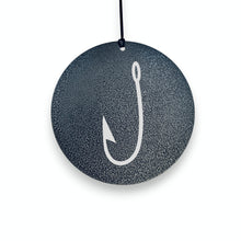 Load image into Gallery viewer, Wind Chime - Fish Hook - Black powder coated