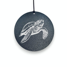 Load image into Gallery viewer, Wind Chime - Sea Turtle - Black powder coated