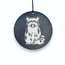 Load image into Gallery viewer, Wind Chime - Raccoon - Black powder coated