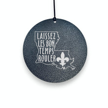 Load image into Gallery viewer, Wind Chime - Laissez les bons temps rouler - Black powder coated