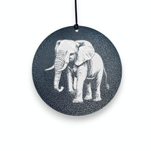 Load image into Gallery viewer, Wind Chime - Elephant - Black powder coated