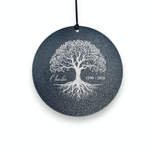 Load image into Gallery viewer, Wind Chime - Celtic Tree of Life - PERSONALIZED - Black powder coated
