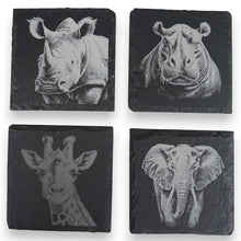 Load image into Gallery viewer, Coaster - Slate - Safari - SET of 4