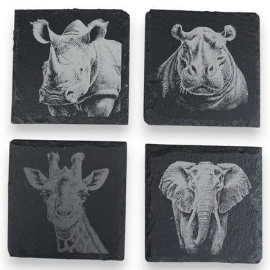 Coaster - Slate - Safari - SET of 4