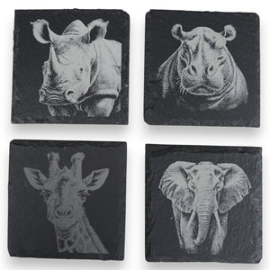 Coaster - Slate - Safari - SET of 4