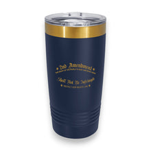 Load image into Gallery viewer, 20oz Tumbler - CUSTOM - 2nd Amendment