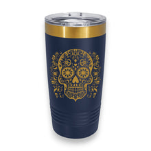 Load image into Gallery viewer, 20oz Tumbler - CUSTOM - Sugar Skull Day of the Dead