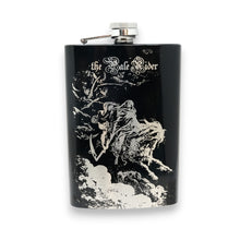 Load image into Gallery viewer, 8oz BLACK The Pale Rider Flask