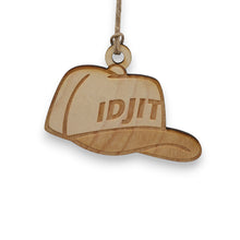 Load image into Gallery viewer, Ornament - Idjit - Raw Wood 3x3in