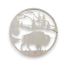 Load image into Gallery viewer, Free Range American Bison 18x18 sign