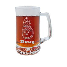 Load image into Gallery viewer, 25oz Beer mug with handle - PERSONALIZED - Alien Fossil