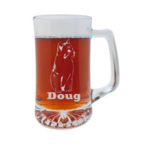 Load image into Gallery viewer, 25oz Beer mug with handle - PERSONALIZED - Kitten