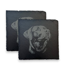 Load image into Gallery viewer, Coaster - Slate - Labrador Retriever - SET OF 2 - Dog