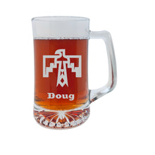 Load image into Gallery viewer, 25oz Beer mug with handle - PERSONALIZED - Thunderbird native american