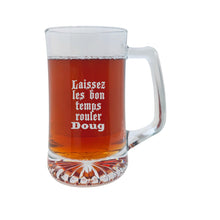 Load image into Gallery viewer, 25oz Beer mug with handle - PERSONALIZED - Laissez Les bons temps Rouler