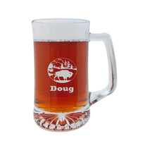 Load image into Gallery viewer, 25oz Beer mug with handle - PERSONALIZED - Free Range Bison