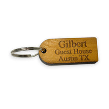 Load image into Gallery viewer, Keychain - Cedar Picket - Personalized - 2.75x1.2 Inches