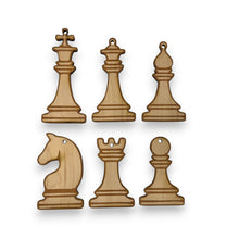 Load image into Gallery viewer, Ornament - Chess Pieces All 6