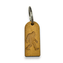 Load image into Gallery viewer, Keychain - Cedar Picket - Bigfoot Sasquatch  - 2.75x1.2 Inches