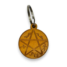 Load image into Gallery viewer, Keychain - Cedar Picket - Demon Trap - 2.4x2 Inches